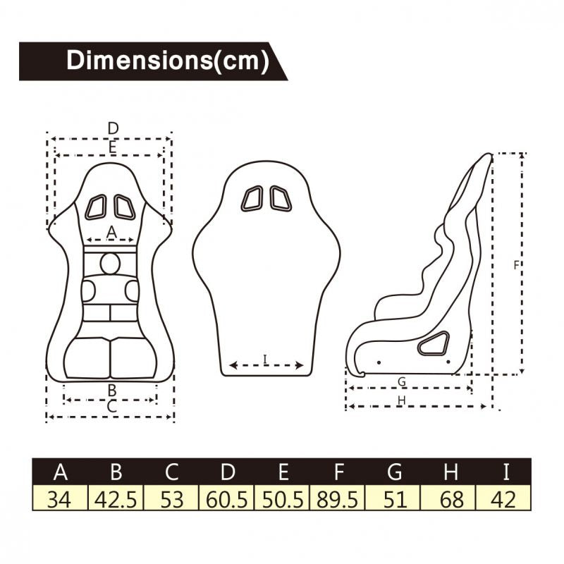 Competition Fixed Back Seats (FIA CERTIFIED)