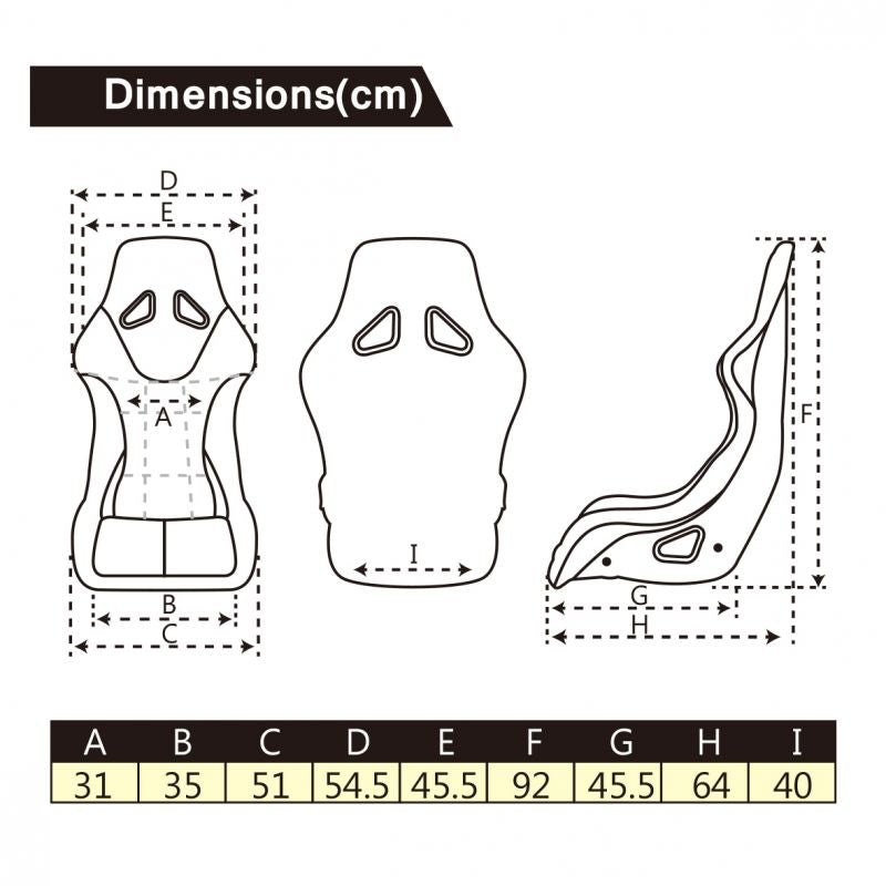 Corsa Small Size (FRP SPARKLE BACK) FIA APPROVED