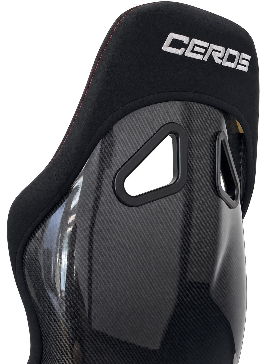 CEROS Corsa Carbon Edition rear three-quarter carbon fibre shell and harness openings